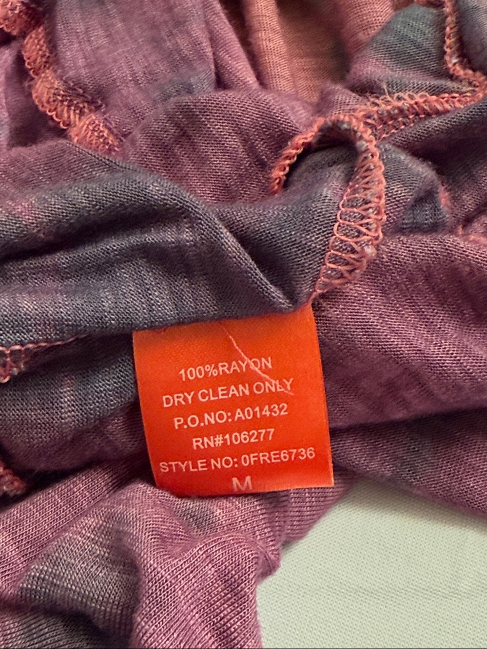 Hale Bob Cabana multicolor pink orange purple tie-dye beaded halter maxi dress M - Picture 7 of 10
